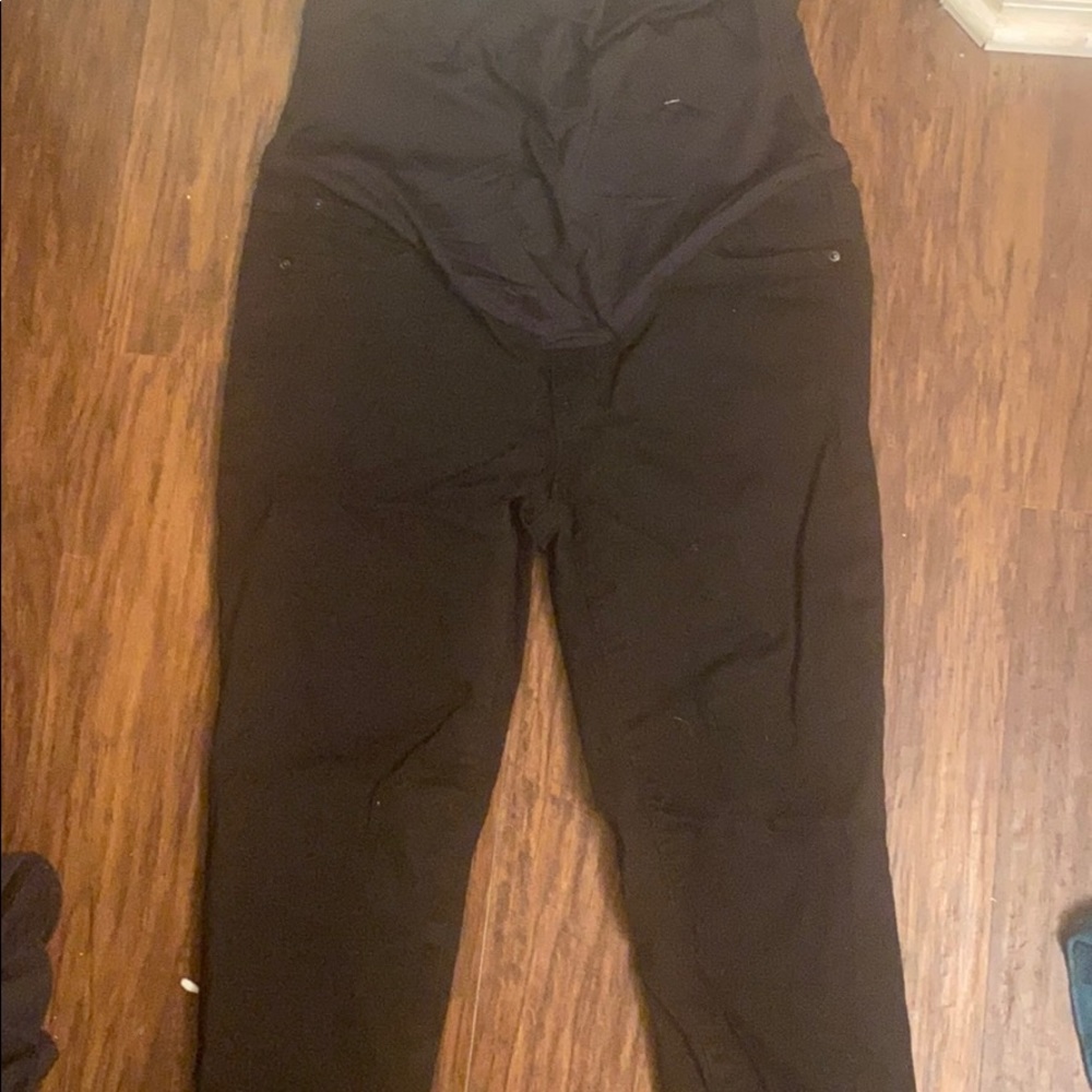 Pink blush maternity black jeans size 29